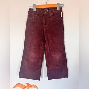 Tiny Cottons kids  neutral gender Corduroy pants in Burgundy/Brown